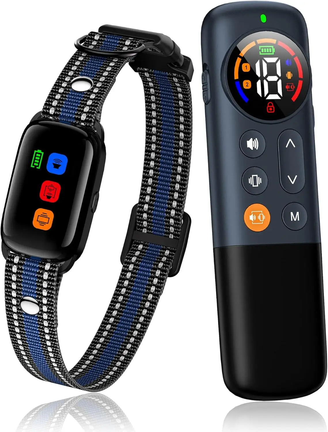 

Vibrating Dog Training Collar with Remote, 3300ft Range, Beep & Vibration for Dogs 10-120lbs, Waterproof, Safe Lock, Humane Beha