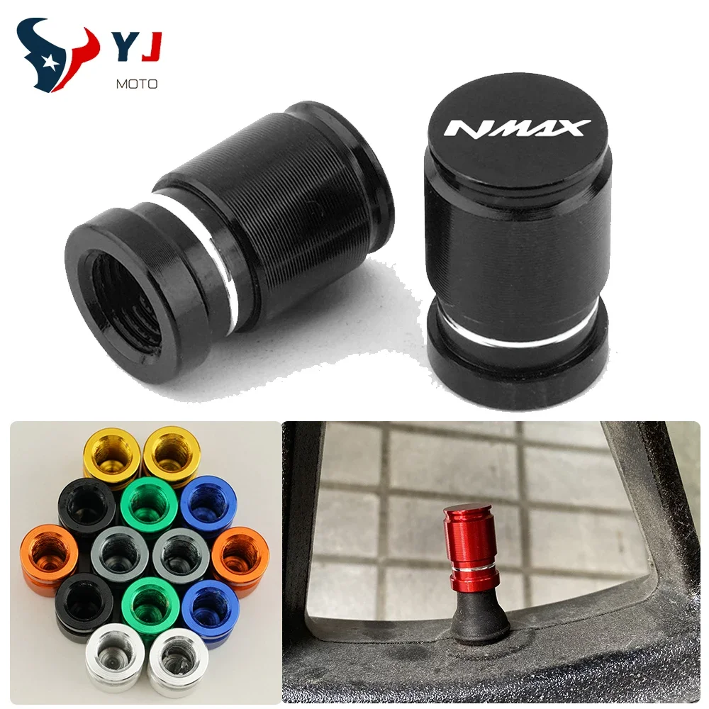 For Yamaha NMAX N-max 125 150 155 160 ABS Motorcycle Accessories CNC Aluminum Air Port Cover Airtight Tire Valve Wheel Stem Cap