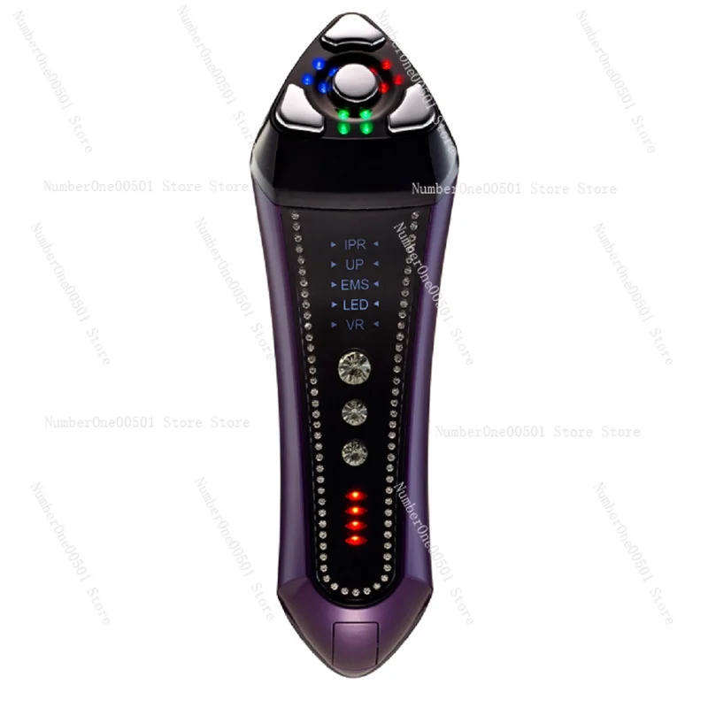 

New Beauty Instrument Household Color Light Inductive Therapeutical Instrument Micro Current Facial Massage Instrument