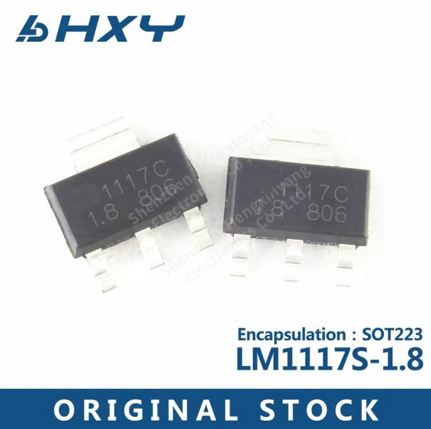 10PCS  LM1117S-1.8 1117C-1.8 SOT223 LDO linear regulator chip IC