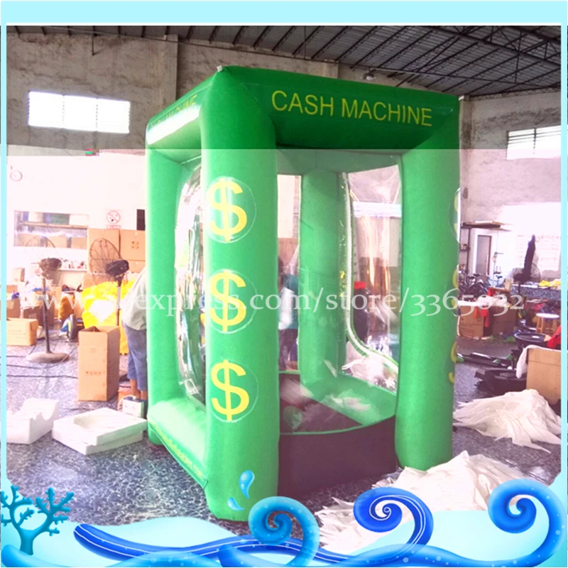 Inflatable Money Booth Inflatable Cash Cube / Inflatable Cube Booth For Sale