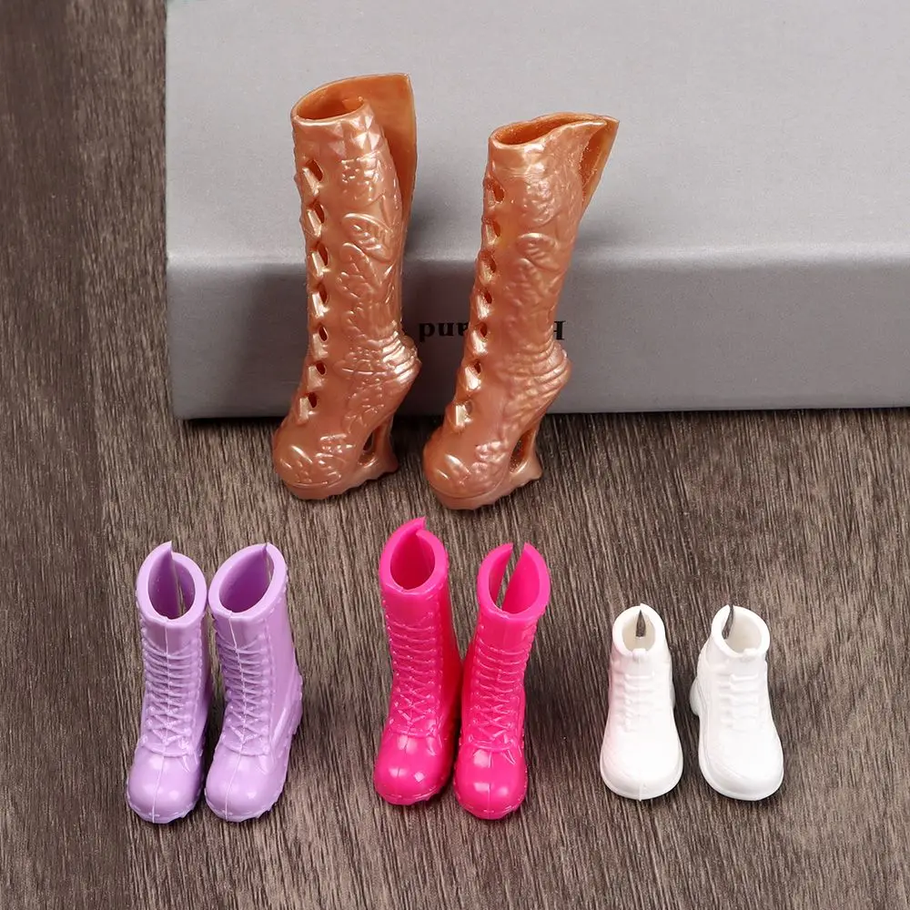 Plastic Doll Shoes High Heels Super Model 30cm Figure Doll Sandals Original Doll Casual Shoes Female Doll Boots Doll Accessories