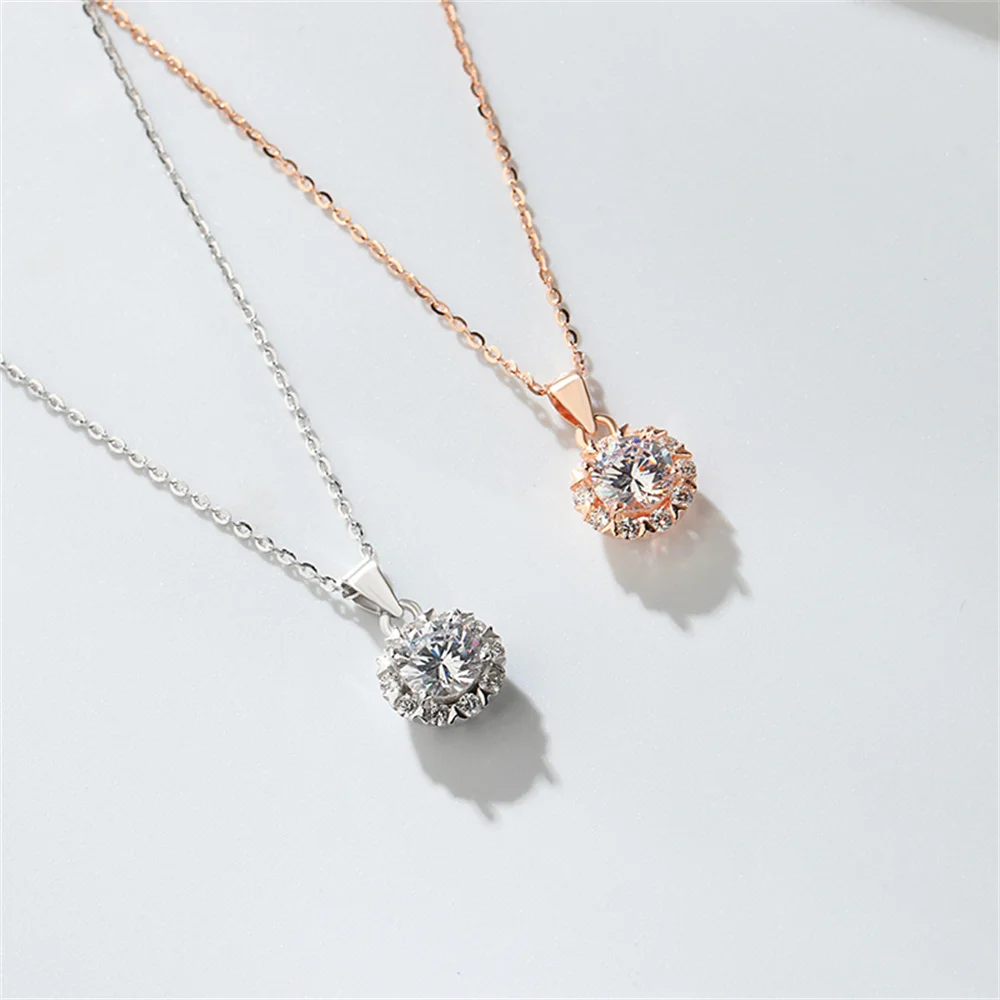 

Корейское колье S925 — циркон с подсолнухом, нишевый дизайн, роскошный женский воротник Influencer