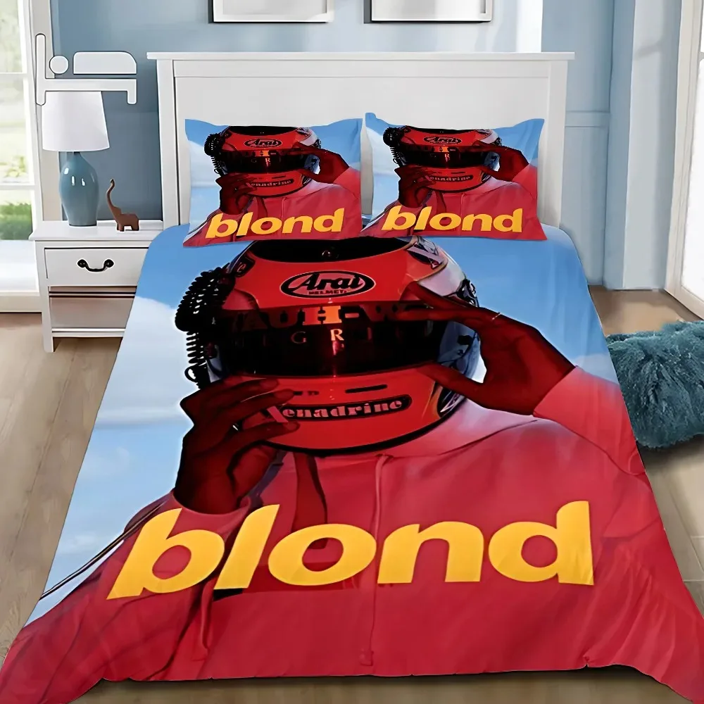 Duvet Cover Pillowcase Bedding Set Franks Blonds Oceans Adult Boy Girl Bedroom Decoration Children Gift Single Double Large Size