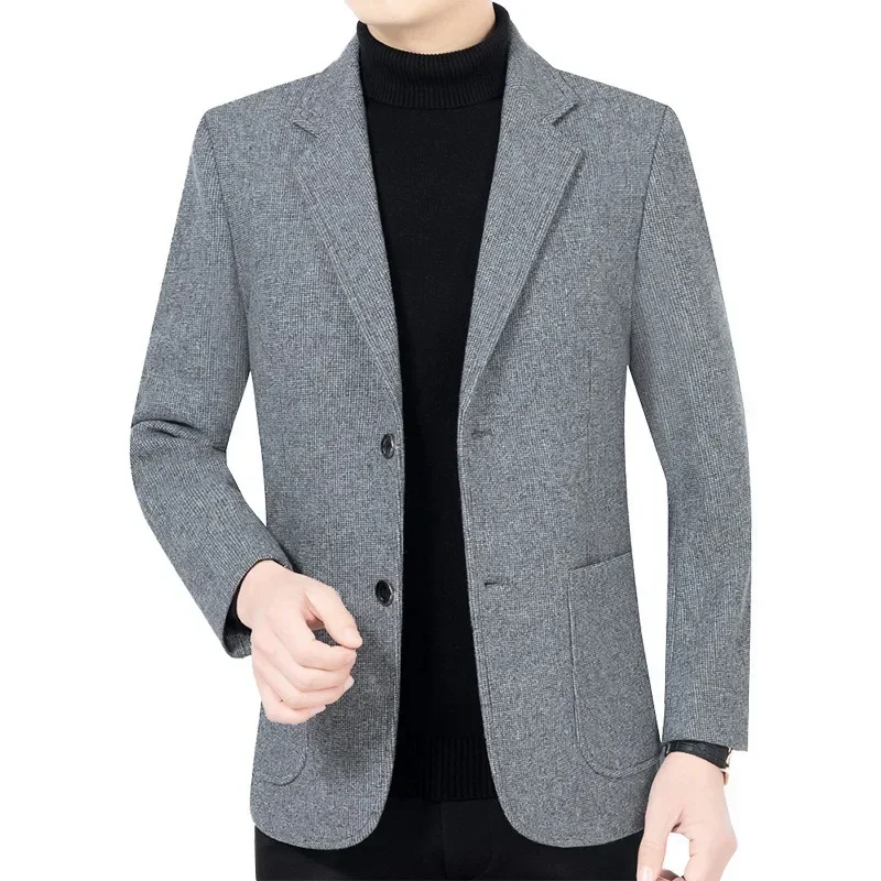 New Autumn Men Solid Formal Wear Business Blazers Jackets Male Casual Designer Suits Coats Slim Fit Jackets Blazers Size 4XL