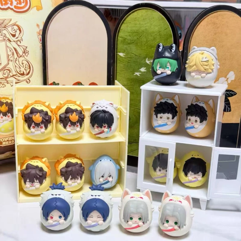 

Аниме-фигурки Katekyo Hitman Reborn: серия кукол-перевертышей в закрытых коробках, мини-фигурки Савады Цунайоши и Ямамото Такэши, подарки для детей