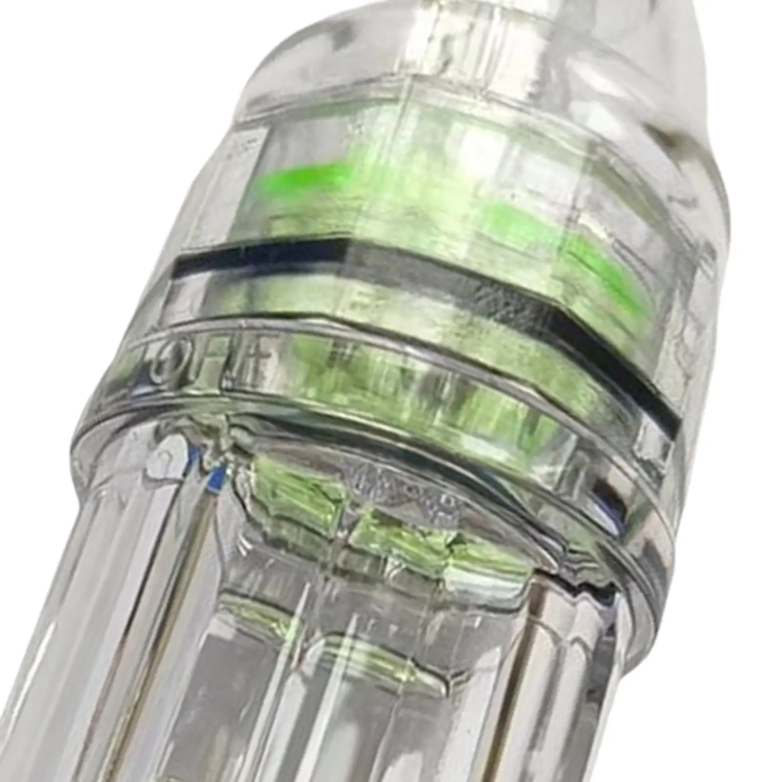 Portable Submersible Deep Drop Fishing LED Light Attractor Lamp Transparent Underwater Flash Indicator for Tuna Swordfish Squid