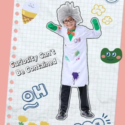 Boys Raving Mad Scientist Costume For Halloween Birthday Parties Carnivals Imaginative Classroom Activities