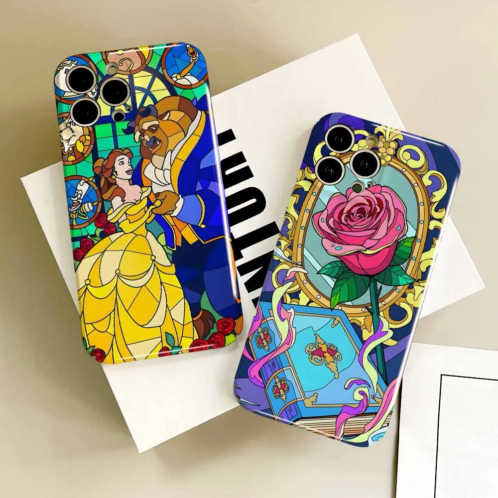 جديد الجمال والوحش لسامسونج A73 A71 A56 A55 A54 A53 A52S A51 A36 A35 A34 A33 A32 A31 A25 A24 A23 A22 A17 جراب هاتف