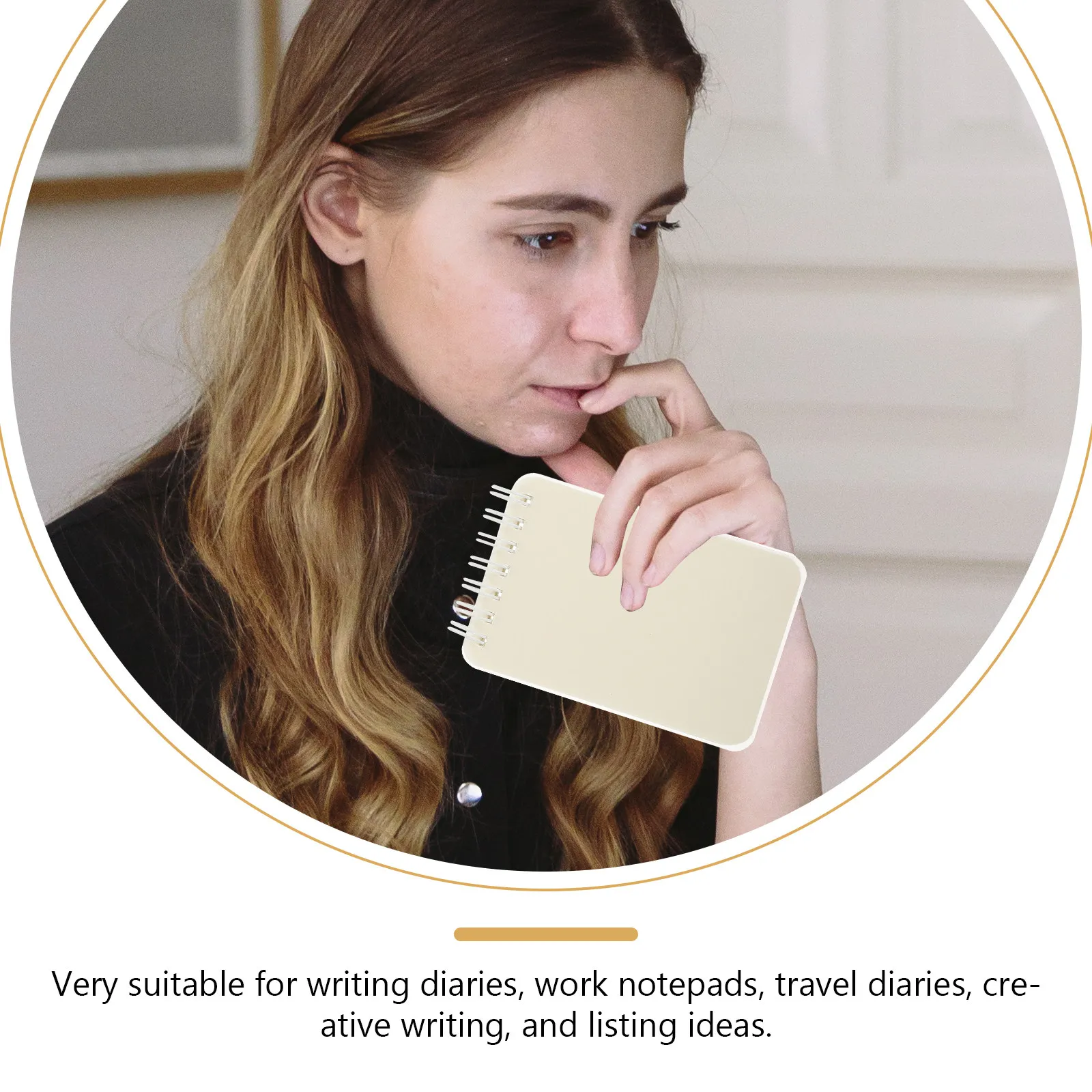10Pcs Small Notebook Spiral Bound Pocket Size Notepad Premium Paper Compact Lightweight for Daily Planning School Business
