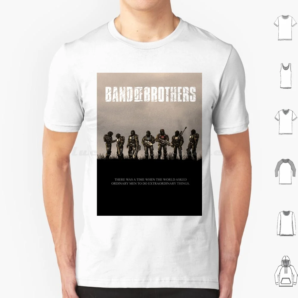 Odst Band Of Brothers T Shirt Big Size 100% Cotton Escape From Tarkov Tarkov Pmc Military Usec Gaming Pcgaming Price Captain