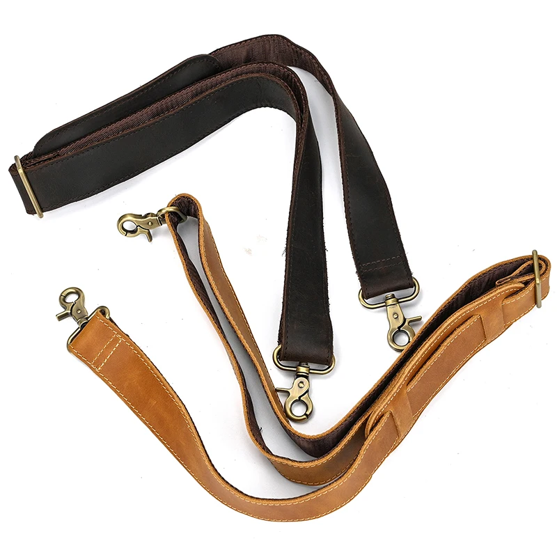 Vintage Lederen Riem Voor Schoudertas Verstelbare Lange Riem Voor Messenger Bags Heren Tas Riem