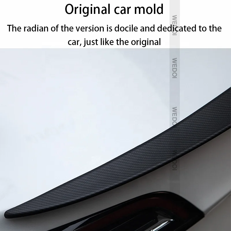 Hot Selling Auto Car Spoiler Rear Trunk Spoiler Wing Dry Carbon Fiber for Tesla Model Y