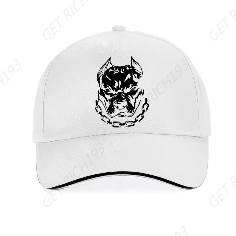 Cool Bully Hip Hop Baseball Caps Cute Pitbull Dog Lovers Snapback Cap Animal Dog Mom Dad Trucker Hats