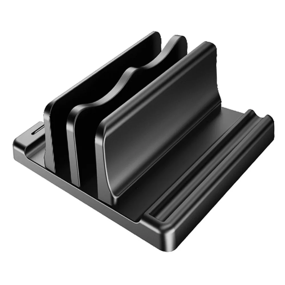 

Save Space Universal Tablet Stand Scalable Width Adjustable Laptop Stand Portable Plastic Vertical Stand Office Desk