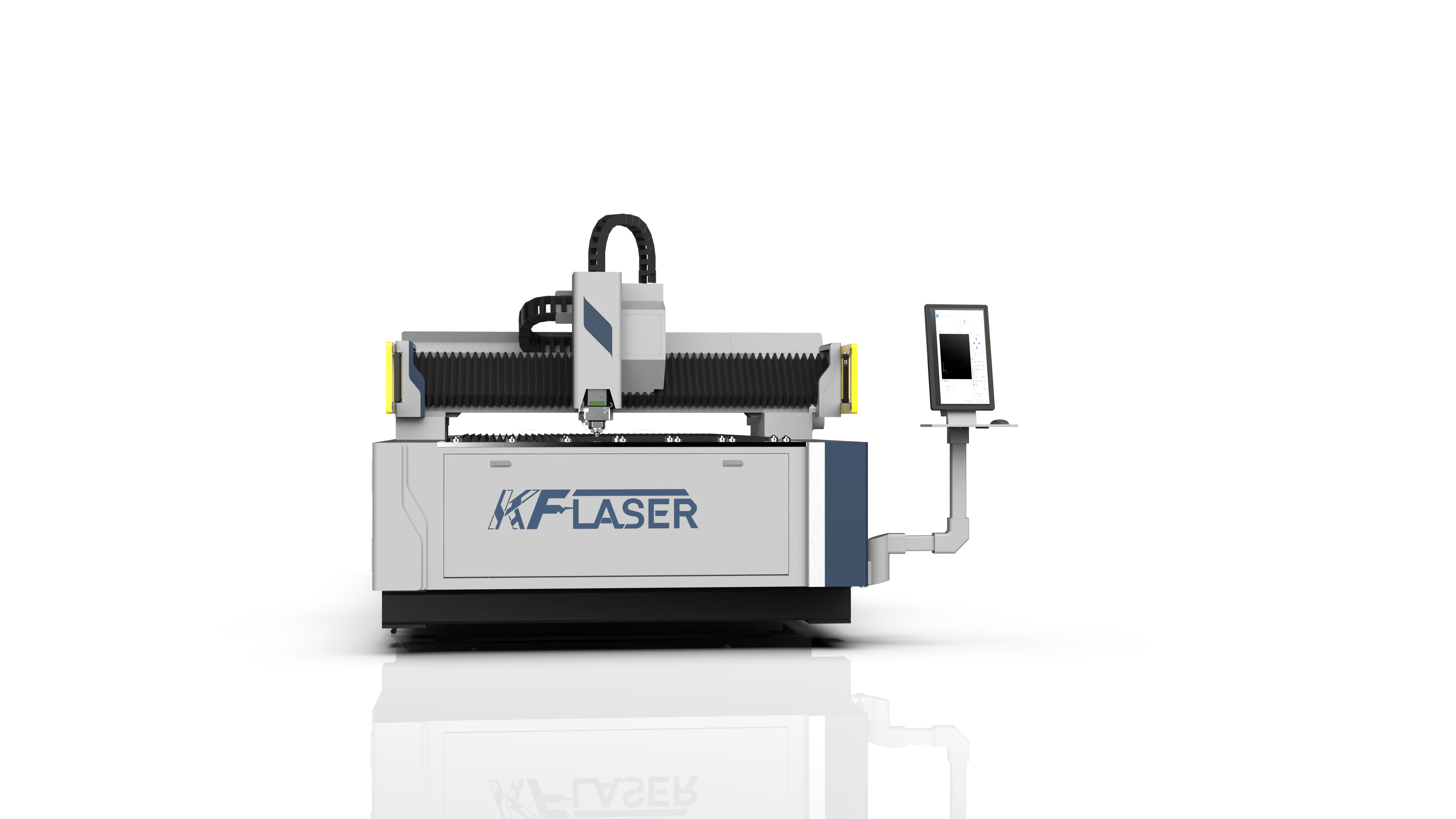 Jinan KF laser Высокая мощность 1530 Станок для лазерной резки металла с ЧПУ и волокном 12000 Вт для углеродистой стали, алюминия, мрамора в продаже