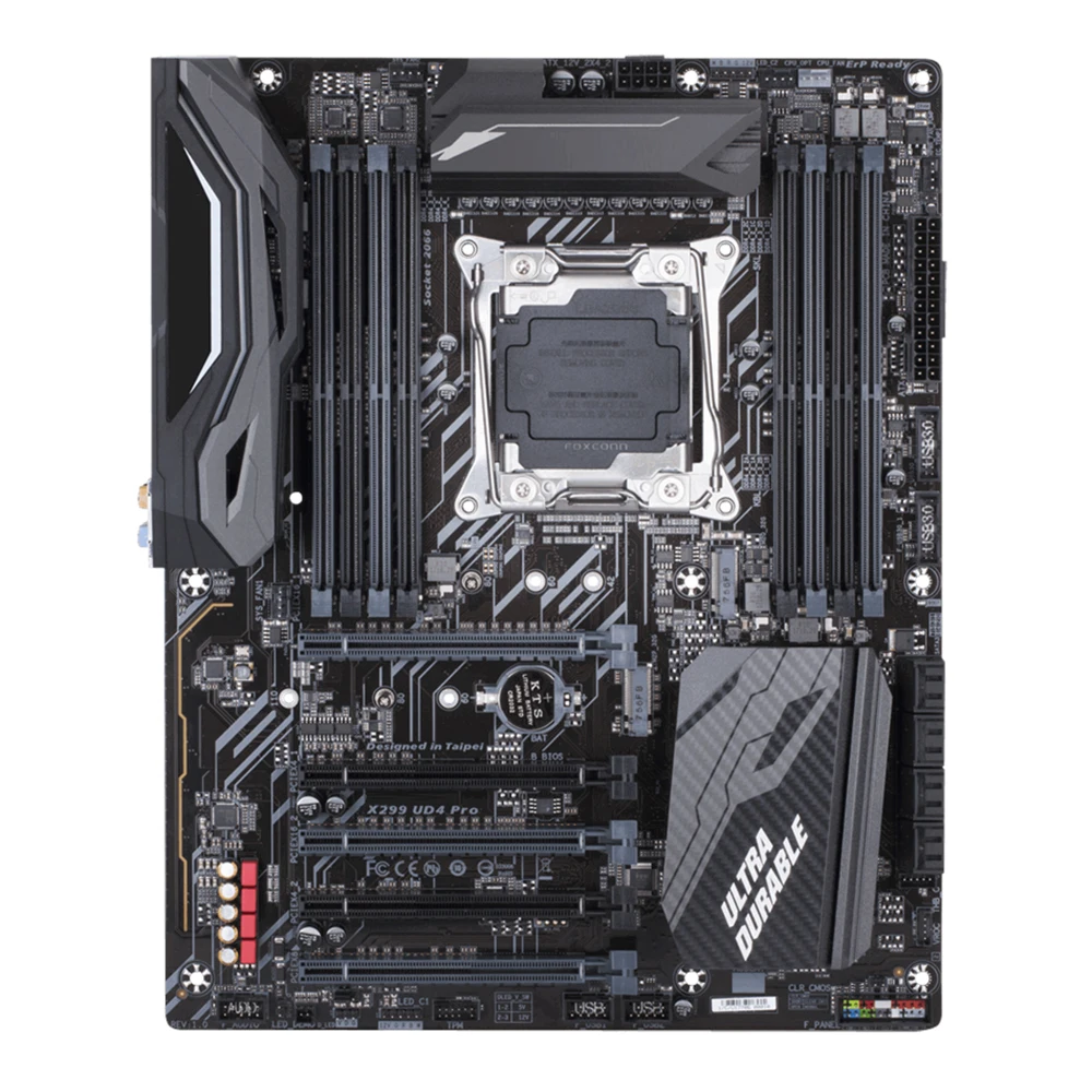 

Игровая материнская плата X299 GA X299 UD4 Pro для LGA2066 8 * DDR4 256 ГБ PCI-E 3,0 ATX