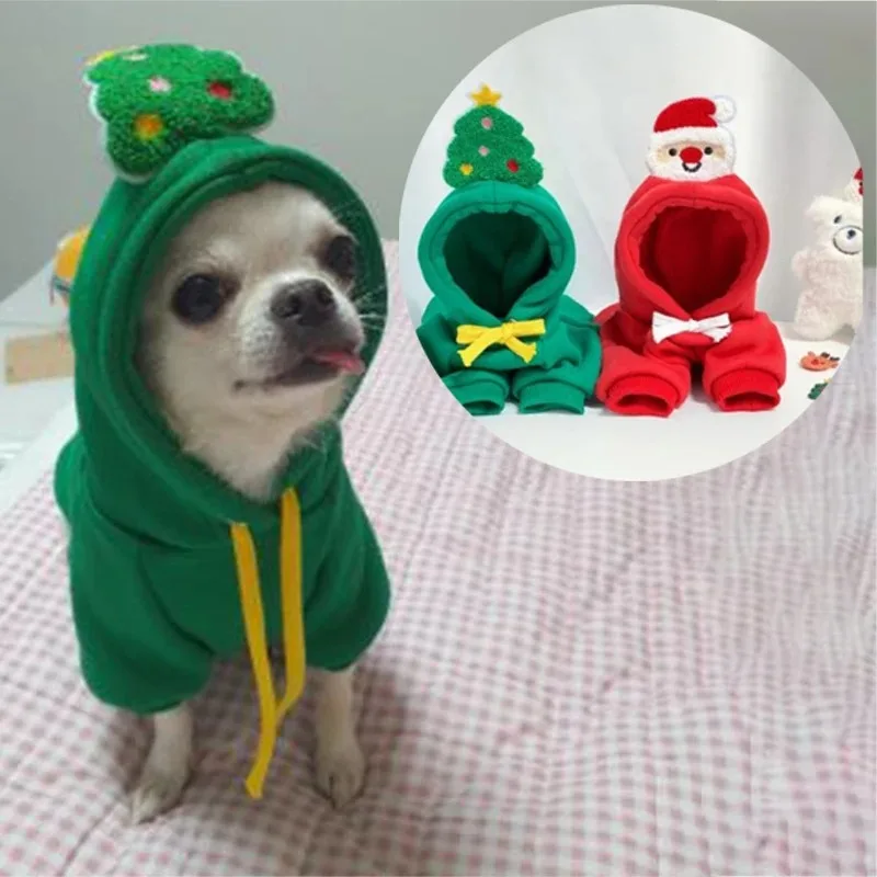 Pet Clothing for Small Medium Dogs Christmas Dog Clothes Puppy Cat Hodies Chihuahua Costume Christmas Pet Clothes Coat New Year