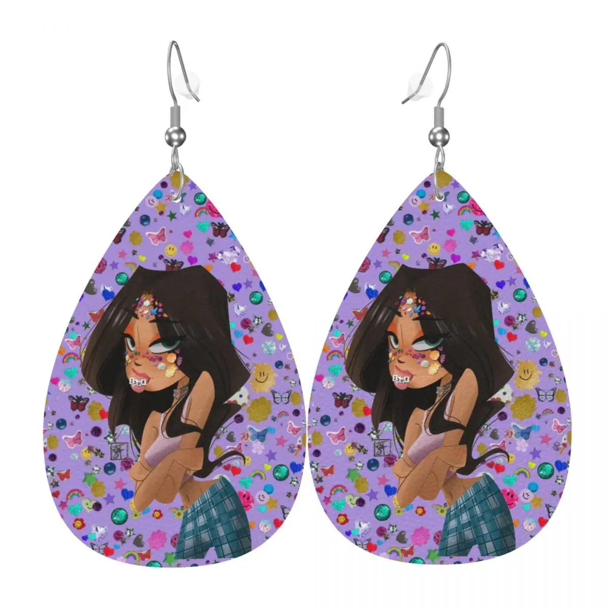 

Изготовленные на заказ кожаные серьги-капли O-Olivia Singer R-Rodrigo для выпускного вечера, легкие кожаные серьги для вечеринок и праздников