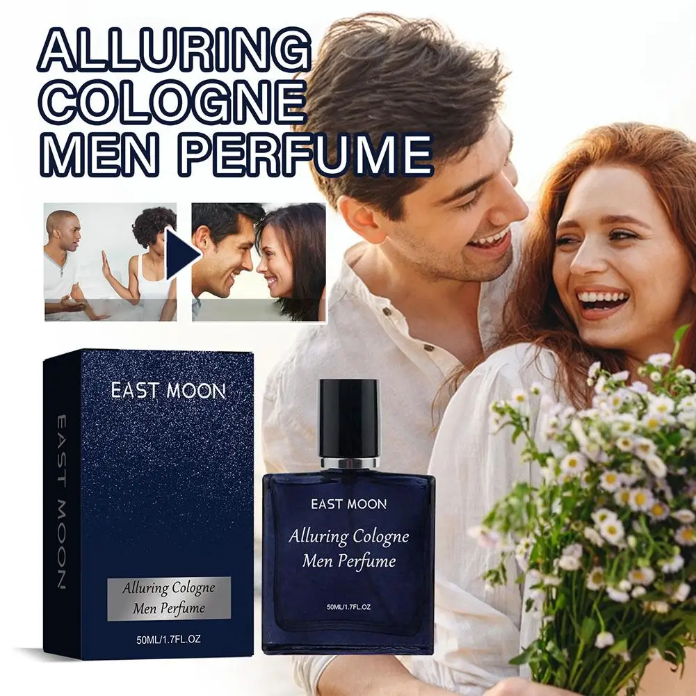 Parfum de Cologne de luxe pour hommes, 50ml, frais et durable, parfum léger, Spray, fonctionnement, parfums frais pour femmes