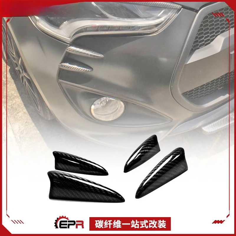 For Hyundai Veloster Carbon Fiber Demon Claw Style Front Bumper Personalized Add-on