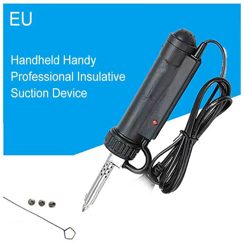 BBT-680 Portable Electric Vacuum Solder Sucker Soldering Desoldering Suction Pump Iron Gun Electric Tin Soldering Repair Tool