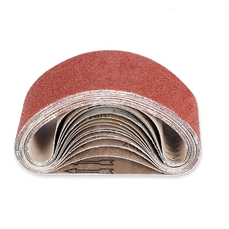 

HOT-26PCS 3 X 21-Inch Aluminum Oxide Sanding Belts 40/60/80/120/180/240 Assorted Grits Abrasive Belts For Belt Sander