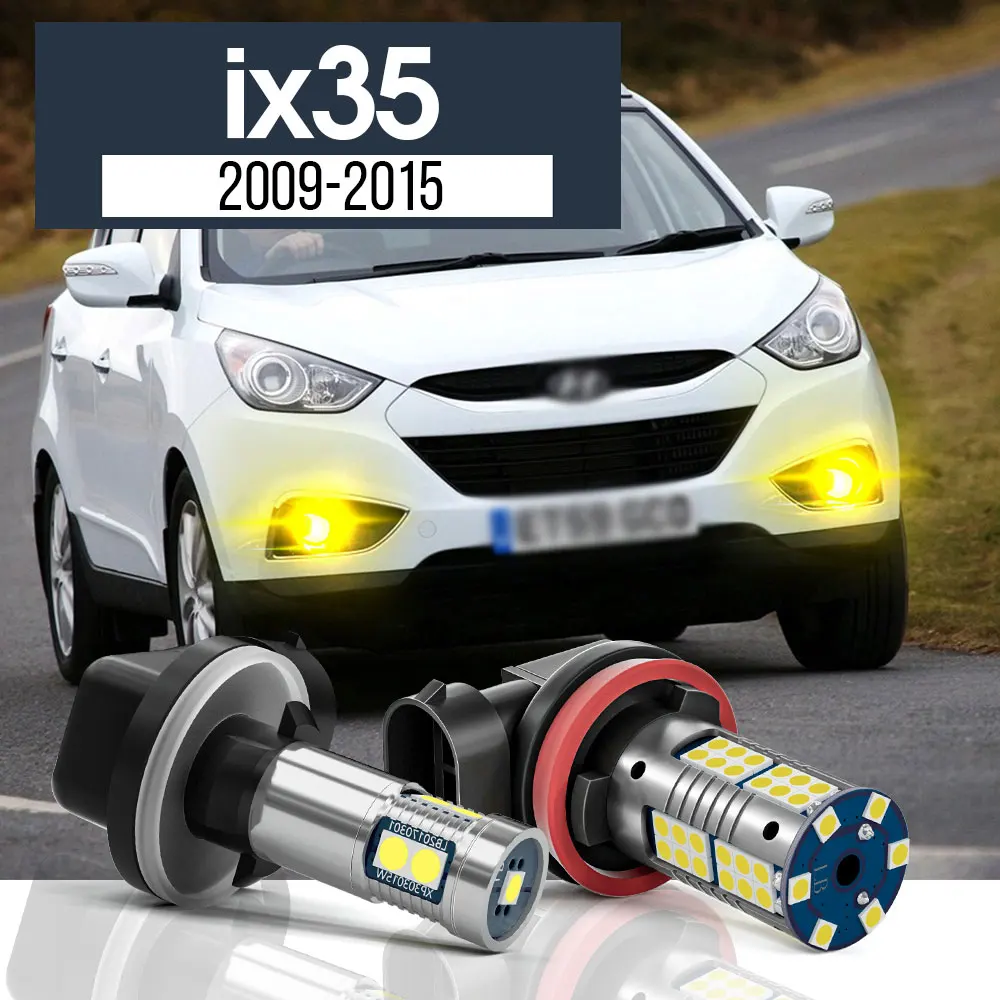 

2pcs LED Fog Light Lamp Blub Canbus Accessories For Hyundai ix35 2009 2010 2011 2012 2013 2014 2015