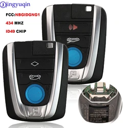 jingyuqin 4B Remote Control Car Key Fob 434MHz ID46 For BMW I3 I8 Smart Key FCC:NBGIDGNG1