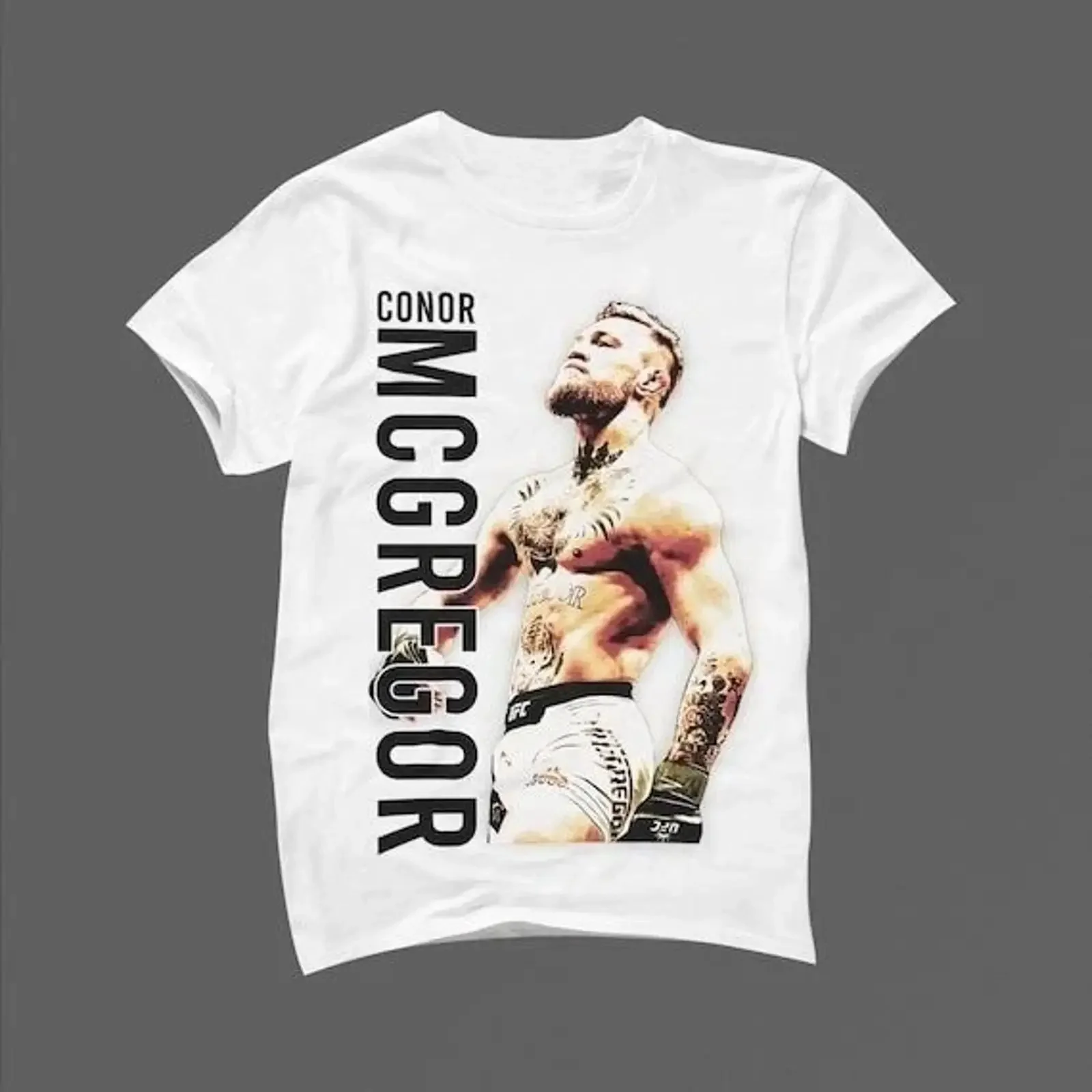 Conor McGregor Special Men and Women All Size  T Shirt vintage Washed Versatile Unisex streetwear Top For Everyday Wear fashion