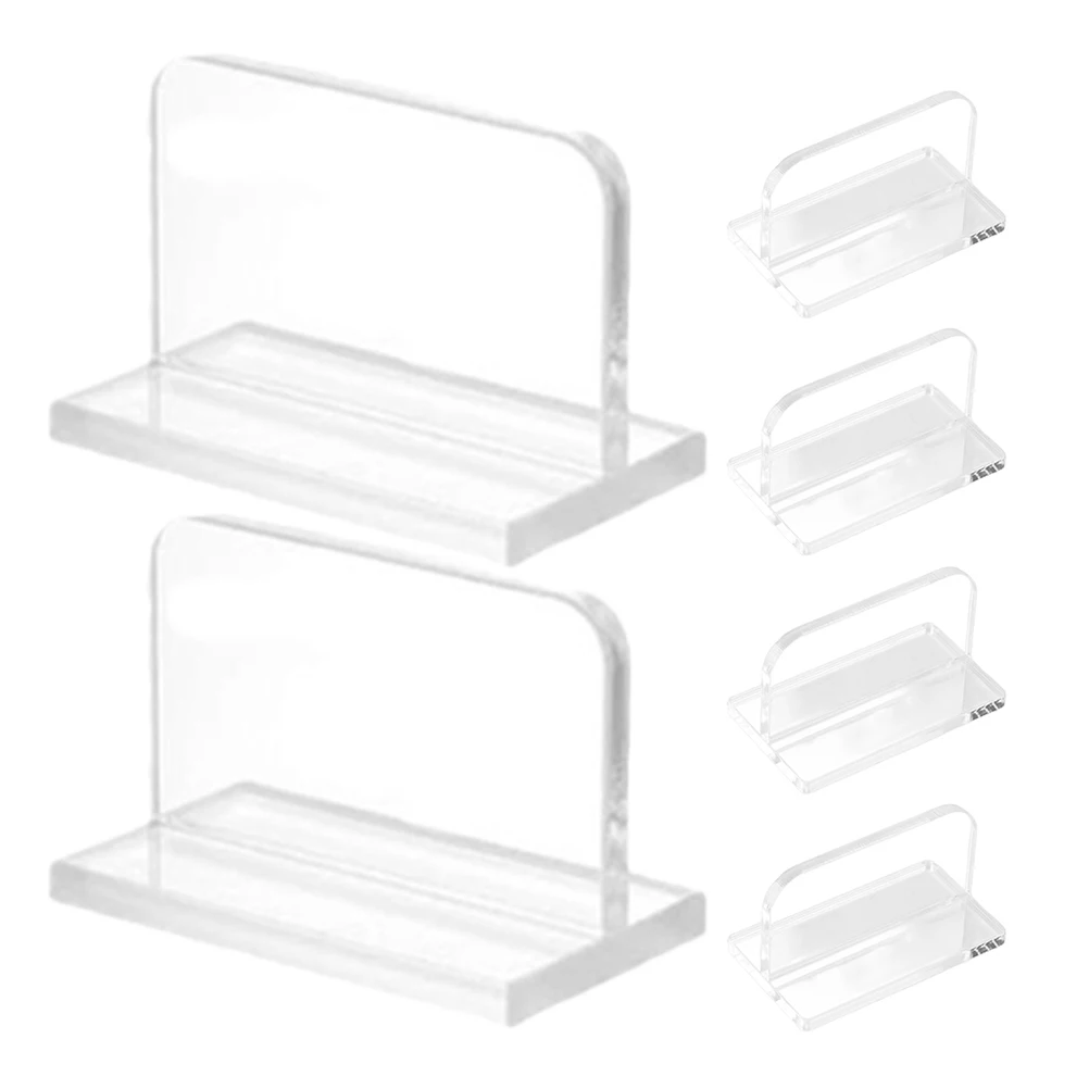 

6pcs Aquarium Cover H Durable Acrylic Fish Tank Lid Bracket Decorative Stickers Easy Installation Wide Compatibility