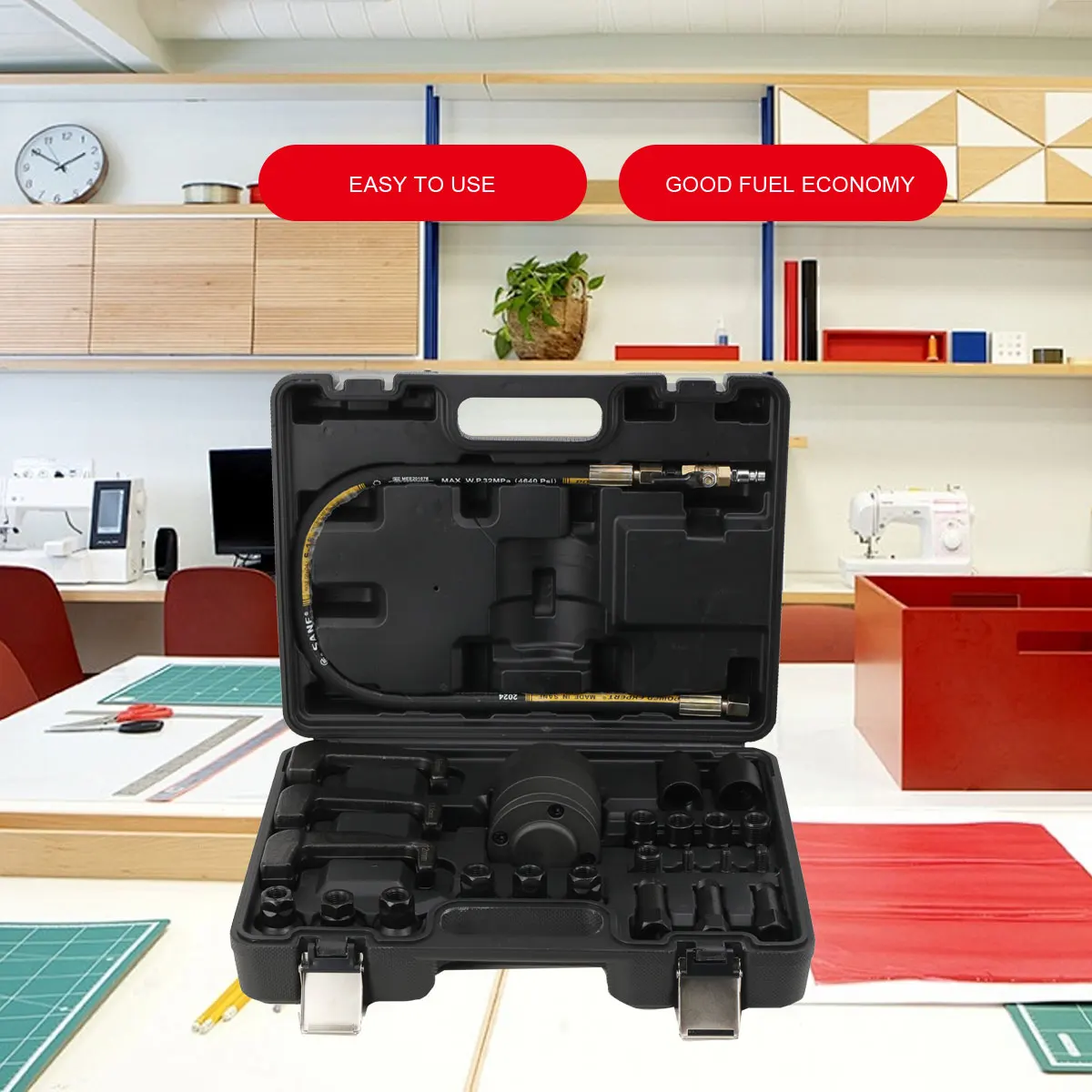 24 قطعة المهنية الهوائية حاقن الديزل مجتذب أداة إزالة الصواميل عدة الهوائية حاقن النازع الهواء الاهتزاز حاقن مجموعة