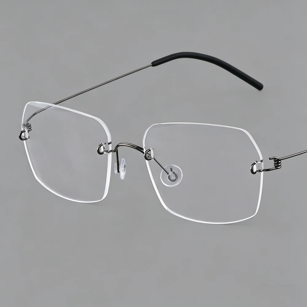 

Germany Brand Frameless SuperLight Glasses Frames 2539 Men Handmade Screwless Spectacles Fashion Woman Titanium Eyeglass Frame
