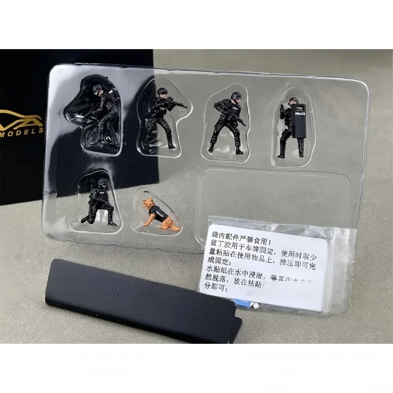 MINI VISUAI ART 1/64 Lenco Bearcat Armored Vehicle in Stock Alloy Car Static Die Cast Vehicles Collection Model Car Toy Boy Gift