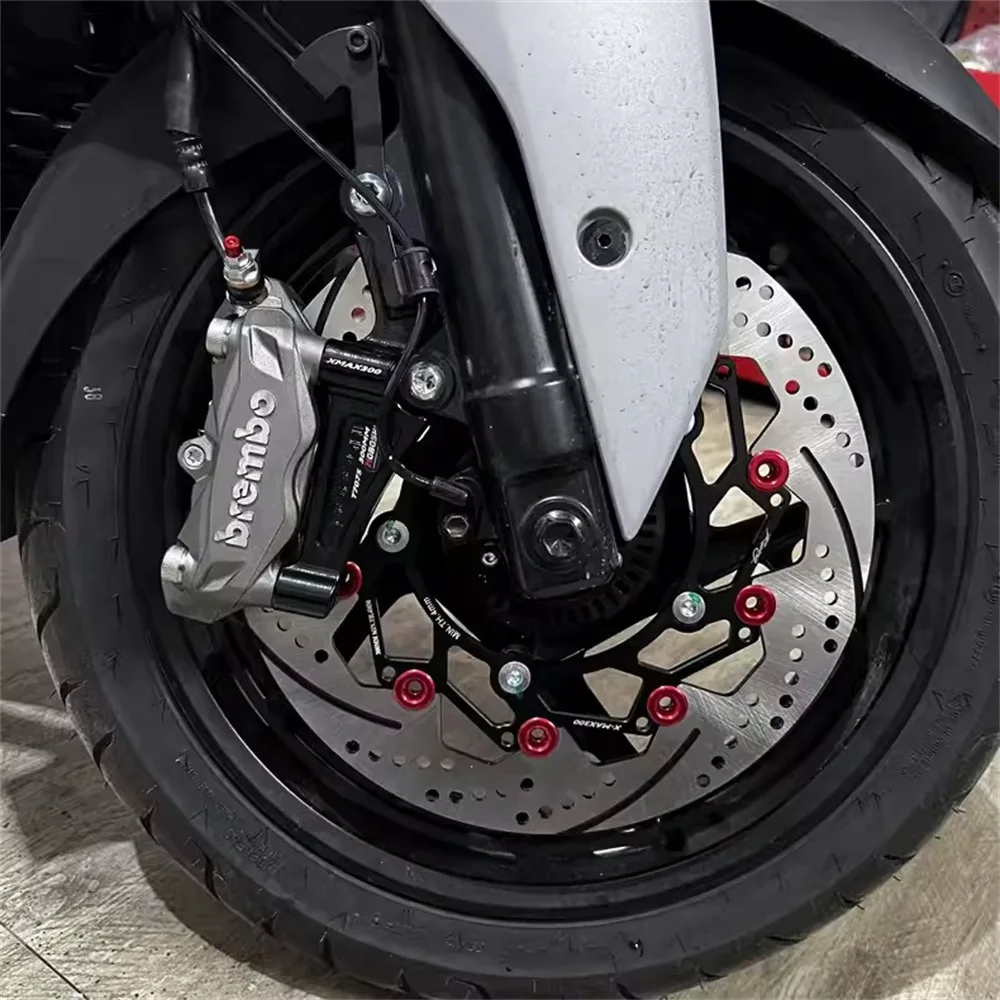Motorcycle Modification Brake Disc For YAMAHA XMAX300 Xmax 300 300MM Floating Disc Modification Radiation Adapter Code
