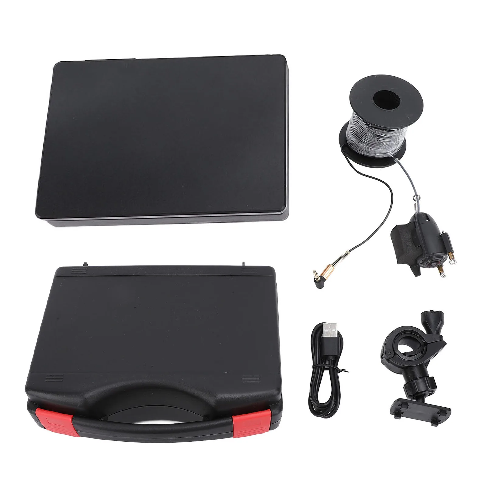 Underwater Fishing Camera 15m Cable 1080P High Definition 4.3in Visible Large Screen Video Fish Finder for Ice Fishing Readable