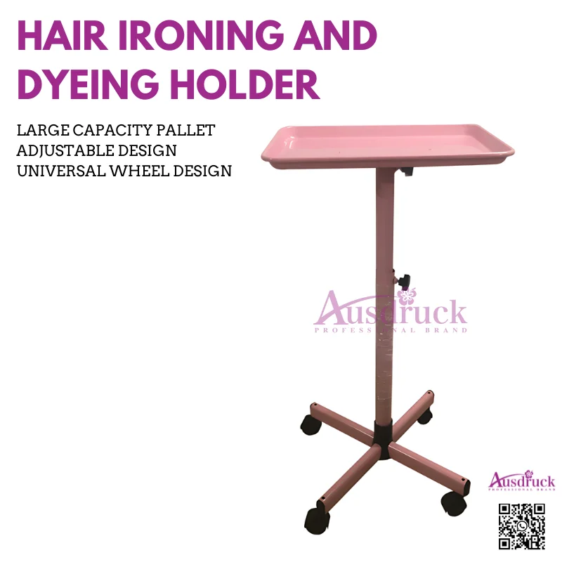 Hair Ironing and Dyeing Bracket Movable Storage Cart Hair Salon Special Tools Cart Lift Storage Shelf Wholesale