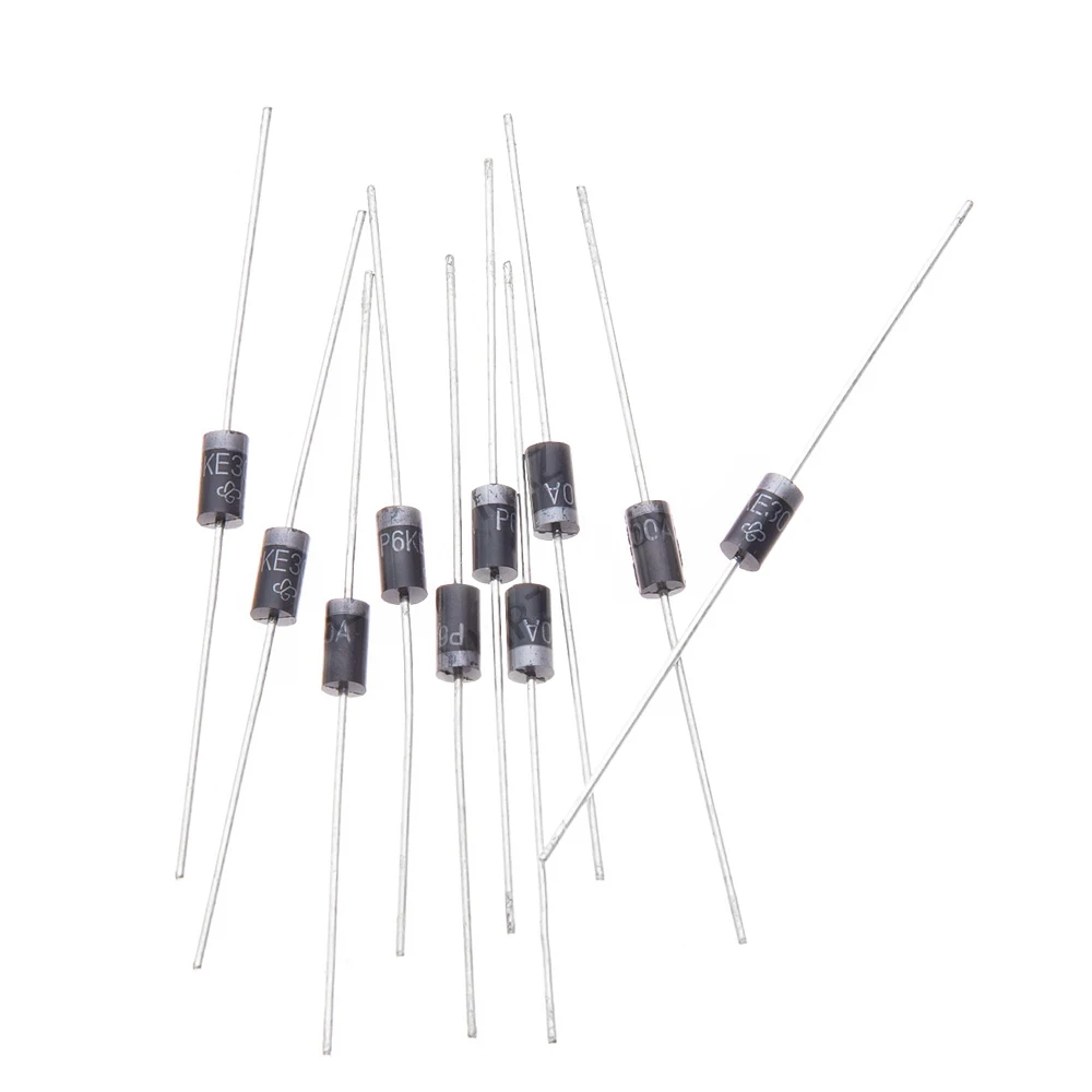10PCS P6KE 350A  Series TVS Diode Kit Unidirectional Transient Voltage Suppressors for Industrial Use & Circuit Safety 100A 150A