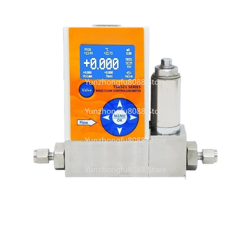 

Малый расход 30л, цифровой дисплей, контроллер массового расхода газа, расходомер массового расхода MFC с экраном MFM, можно настроить