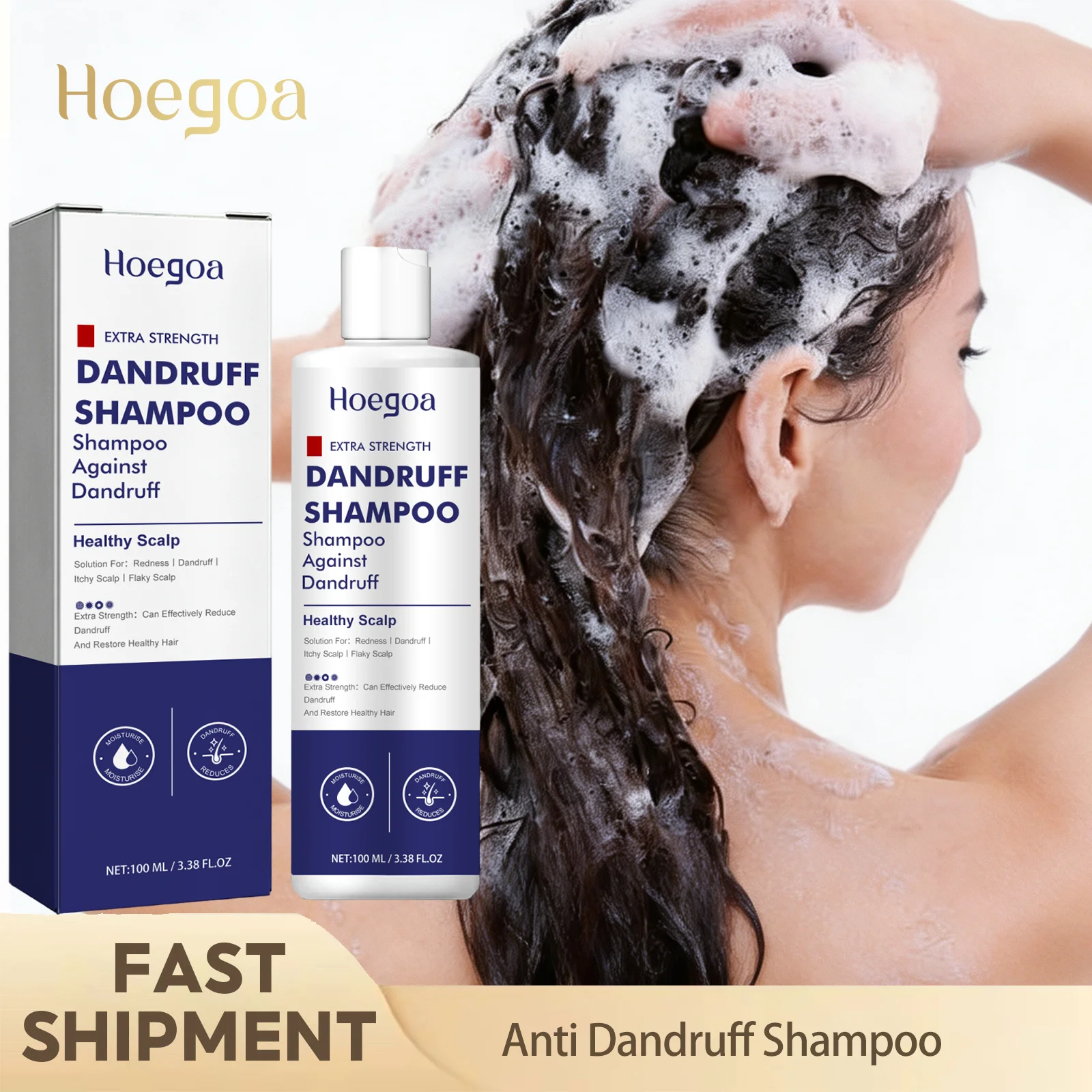 Anti Dandruff Shampoo Relieve Scalp Itching Redness Flaky Scalp Deep Clean Scalp Condition Oil Control Soothe Scalp Discomfor