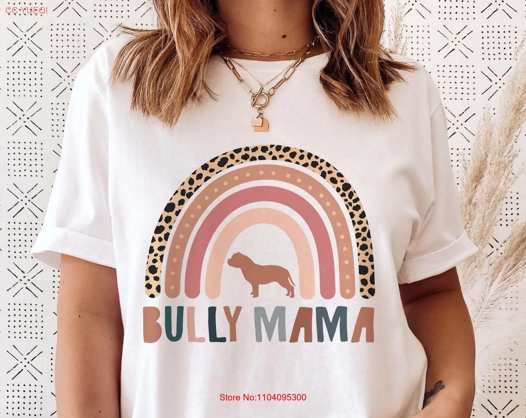 Bully Mama T Shirt American Mom Dog s for Owner long or short sleeves