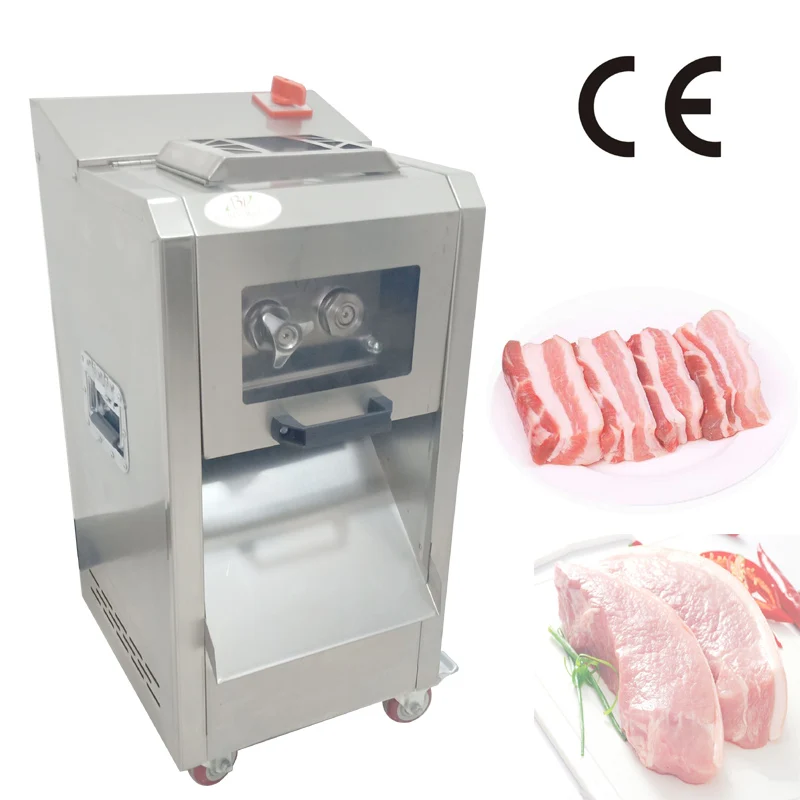 

110V 220V Meat Cutter Machine Commercial Electric Slicer Cutting Fish Fillets Shredded Meat Slicer