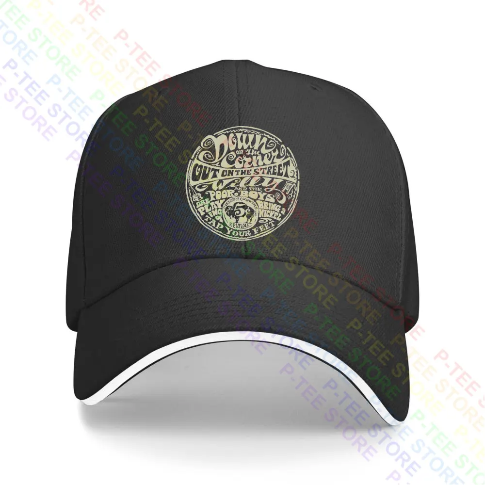 Creedence Clearwater Revival Down On The Corner Smoke Baseball Cap Snapback Caps Knitted Bucket Hat