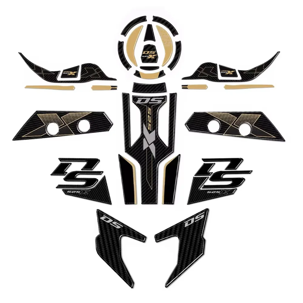 

DSX DS X 525DSX для Voge Valico 525DSX 2024, мотоциклетные 3D гелевые защитные наклейки на бак из эпоксидной смолы, комплект противоскользящих наклеек