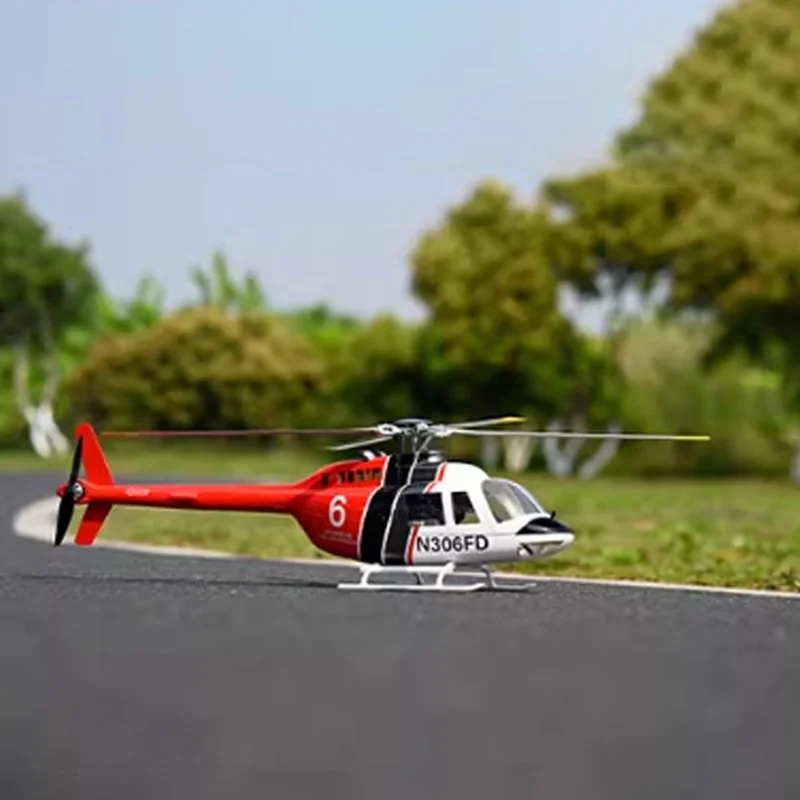 Helikopter zdalnie sterowany 470 Class Bell Bell-206, model samolotu, 4-pole, symulacja, zdalne sterowanie, H1 Ace, kontrola lotu H2, GPS, samostabilizacja.