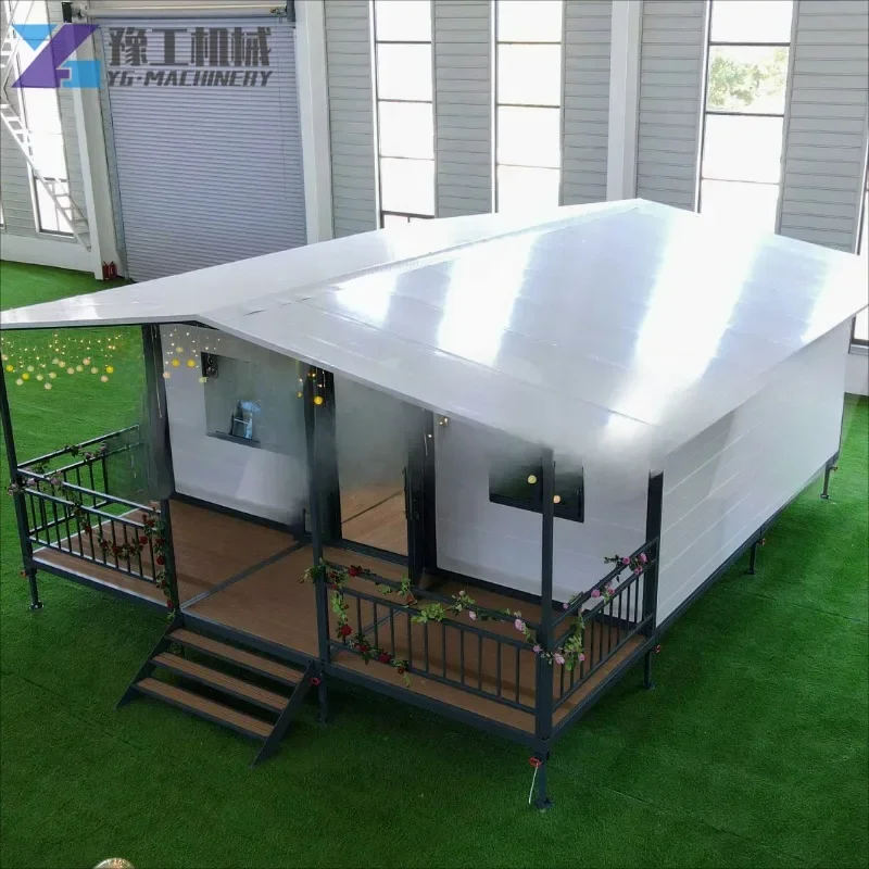 YG 2 Bedroom Tiny House Waterproof Expandable Container House Office Villa Use South Africa Made Steel Sandwich Panel