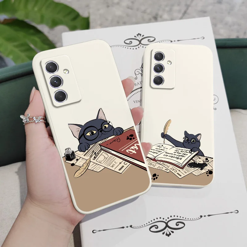 Cultural Cats Case For Samsung A54 A34 A24 A14 A15 A25 A35 A55 A04 A04E A73 A53 A33 A23 A13 A03 A72 A52 A52S A32 A22 A12 4G 5G