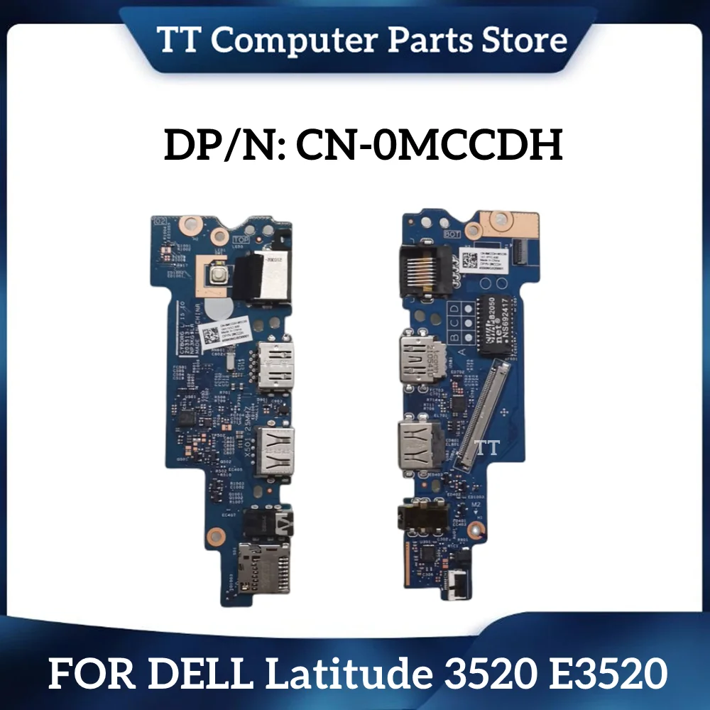 

TT для DELL Latitude 3520 E3520 Power Botton USB аудио Ethernet IO Плата MCCDH 0MCCDH