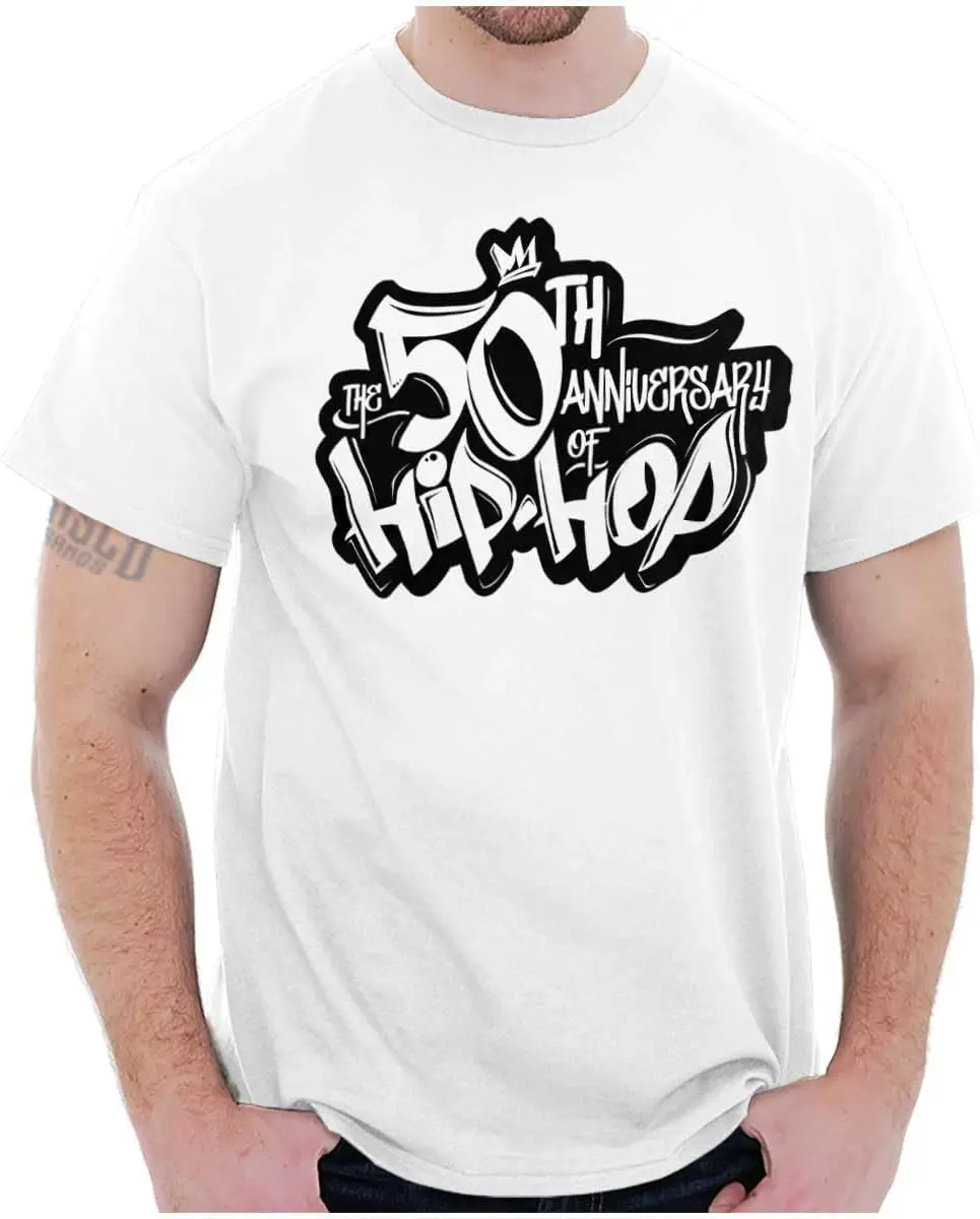 Brisco Brands The 50th Anniversary of Hip Hop Logo  Tees High Quality 100%Cotton Short Sleeve