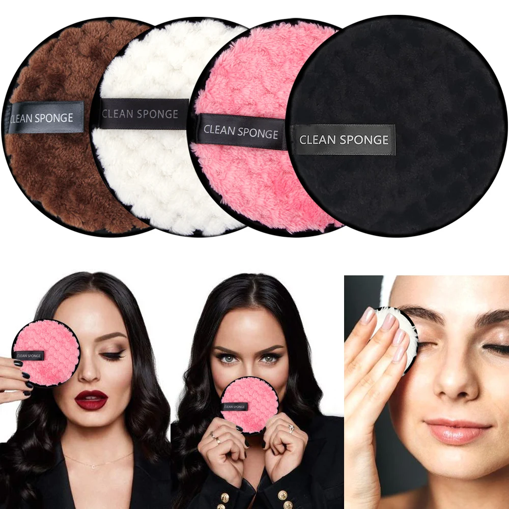 1 stücke wieder verwendbare Reinigung Wischt uch Make-up Entferner Tuch Make-up Entferner Handtuch Mikro faser wieder verwendbare Make-up Disc